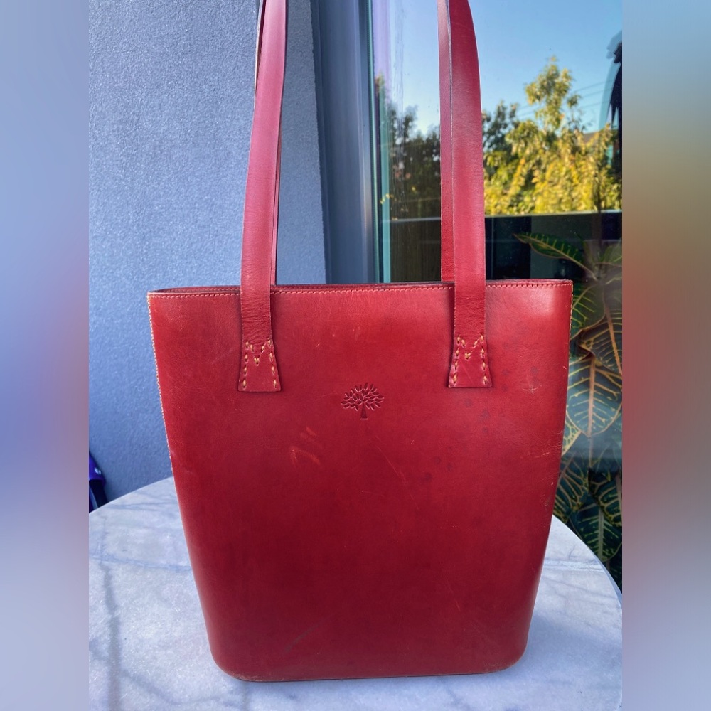 Mulberry Leather Tote Shoulder Bag